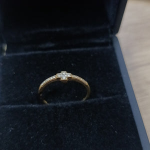 ANILLO ORO 10 K 1,10 GRMS (SEMINUEVO)