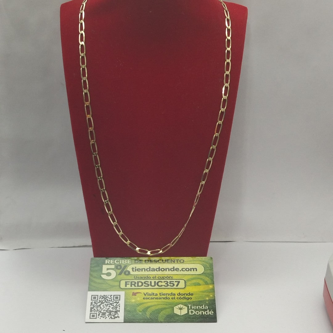 CADENA ESLABON 14K 60 CM 11.8 GR (NUEVO)
