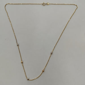 GARGANTILLA ORO 14 K 2.6 GRMS (SEMINUEVO)