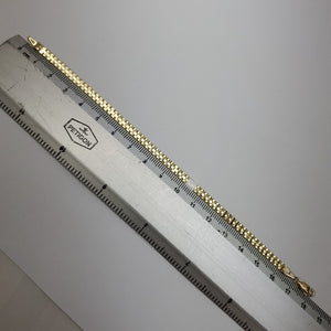 PULSERA ESPECIAL 14K 18 CM 4 GR (NUEVO)