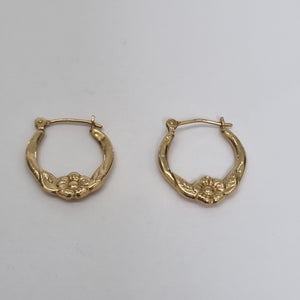 ARRACADAS PAR ORO 14 K 0,70 GRMS (SEMINUEVO)