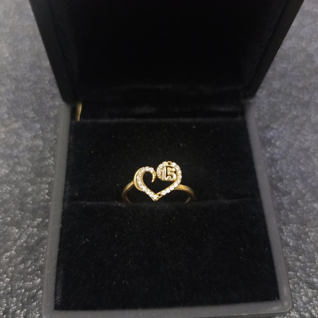 ANILLO CONMEMORATIVO ORO 10 K 1,10 GRMS (SEMINUEVO)