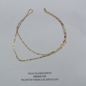CADENA ORO 14 K 3.6 GRMS (SEMINUEVO)
