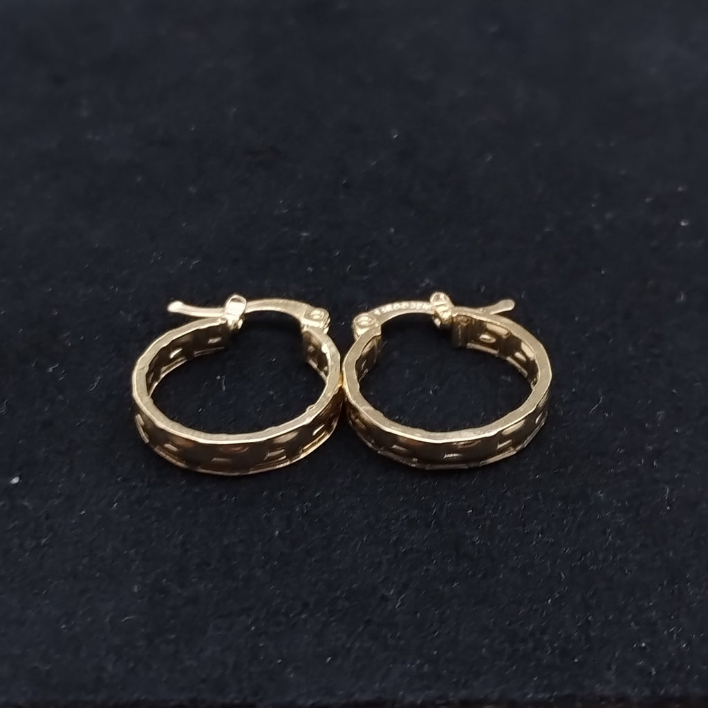 ARETES ARRACADAS FIG GRECAS 14K 1.8 GR (NUEVO)