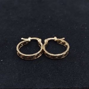 ARETES ARRACADAS FIG GRECAS 14K 1.8 GR (NUEVO)