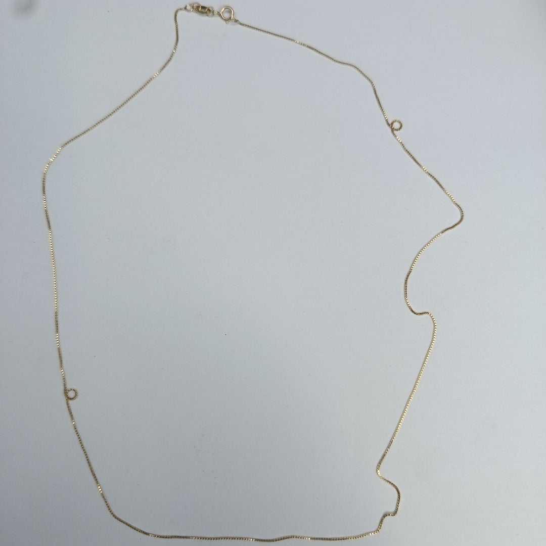 CADENA VENECIANO 14K 55 CM 1.7 GR (NUEVO)