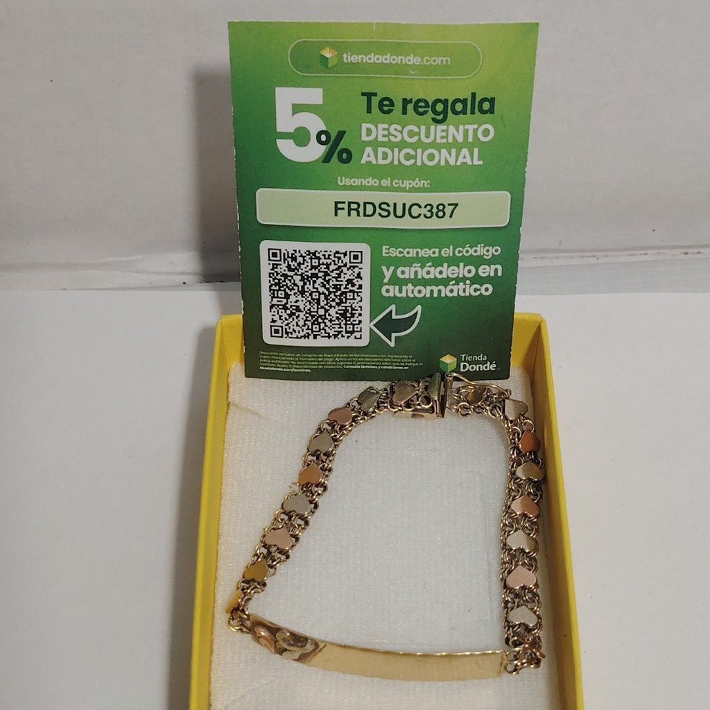 ESCLAVA ORO 10 K 10 GRMS (SEMINUEVO)