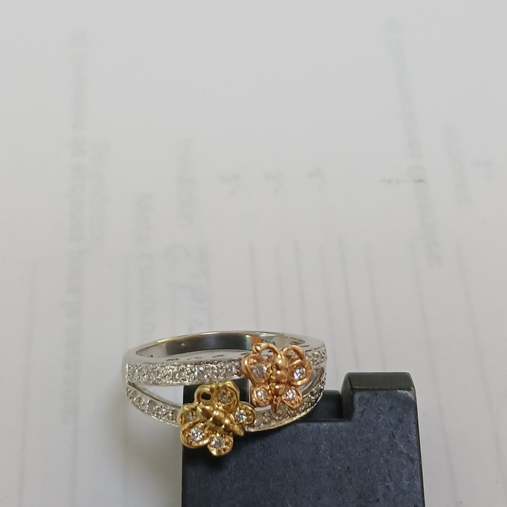 ANILLITO ORO,ORO BLANCO 14 K 3,40 GRMS (SEMINUEVO)