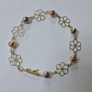 PULSERA ORO, ORO COMBINADO 10 K 3 GRMS (SEMINUEVO)