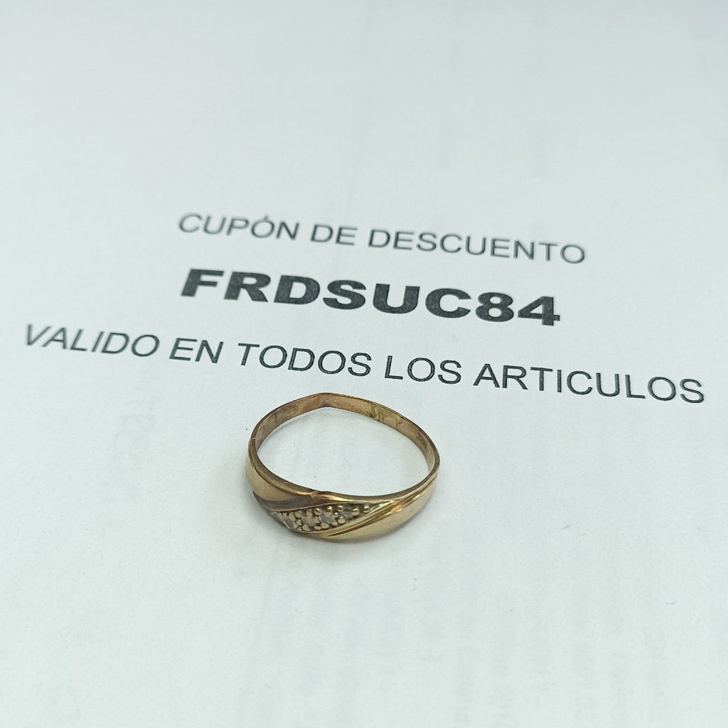 ANILLO ORO 10 K 2.1 GRMS (SEMINUEVO)