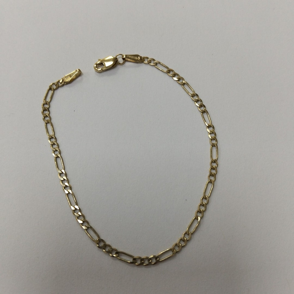 PULSERA TEJIDO 3X1 14K 18 CM 2 GR (NUEVO)
