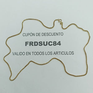 CADENA ORO 14 K 3,30 GRMS (SEMINUEVO)