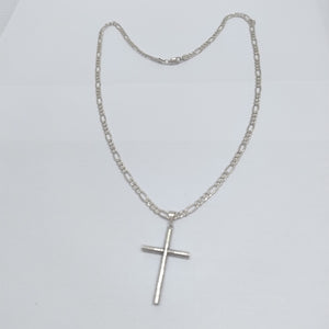 CADENA, CRUZ PLATA 13.6 GRMS (SEMINUEVO)