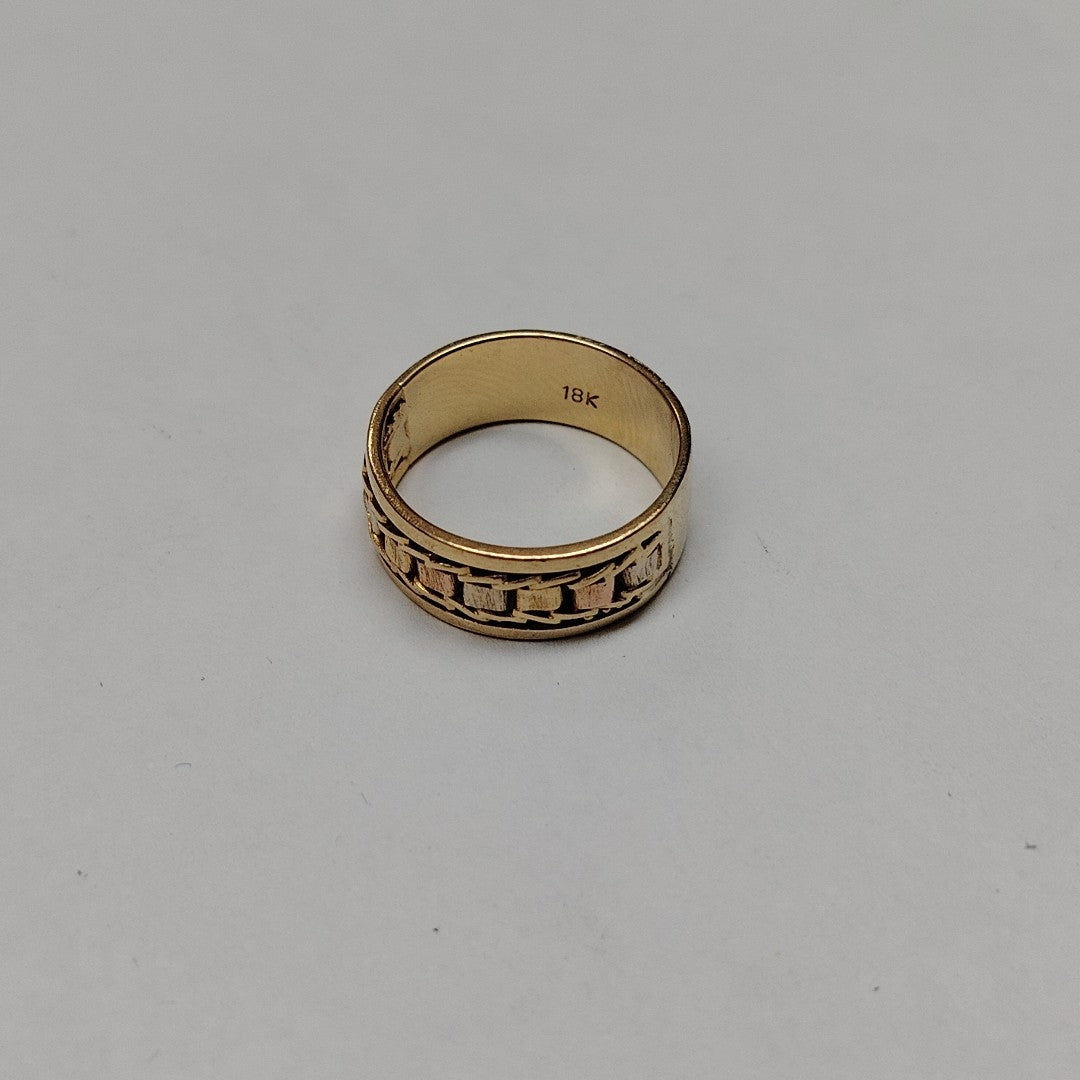 ARGOLLA ORO COMBINADO 18 K 5.1 GRMS (SEMINUEVO)