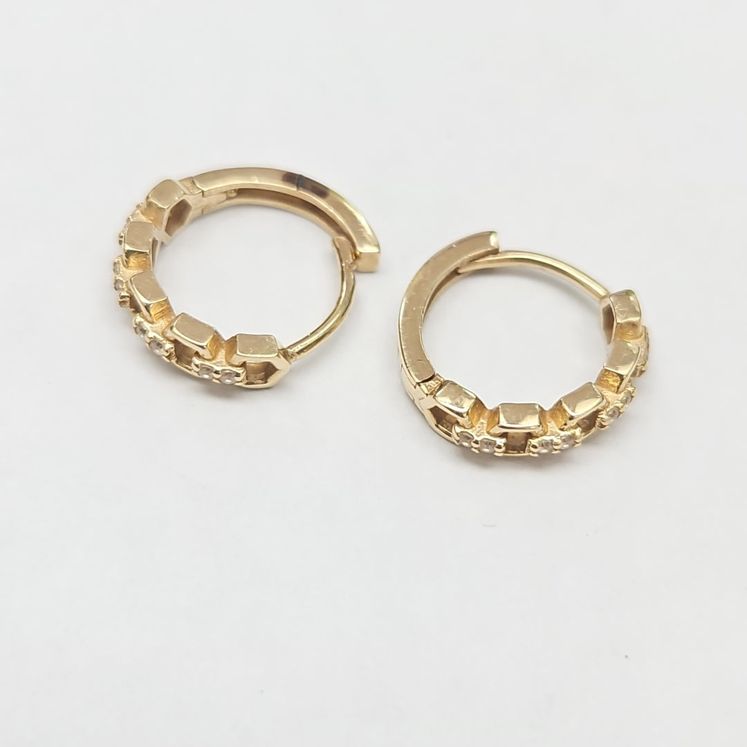 ARETES PAR ORO 10 K 1,60 GRMS (SEMINUEVO)