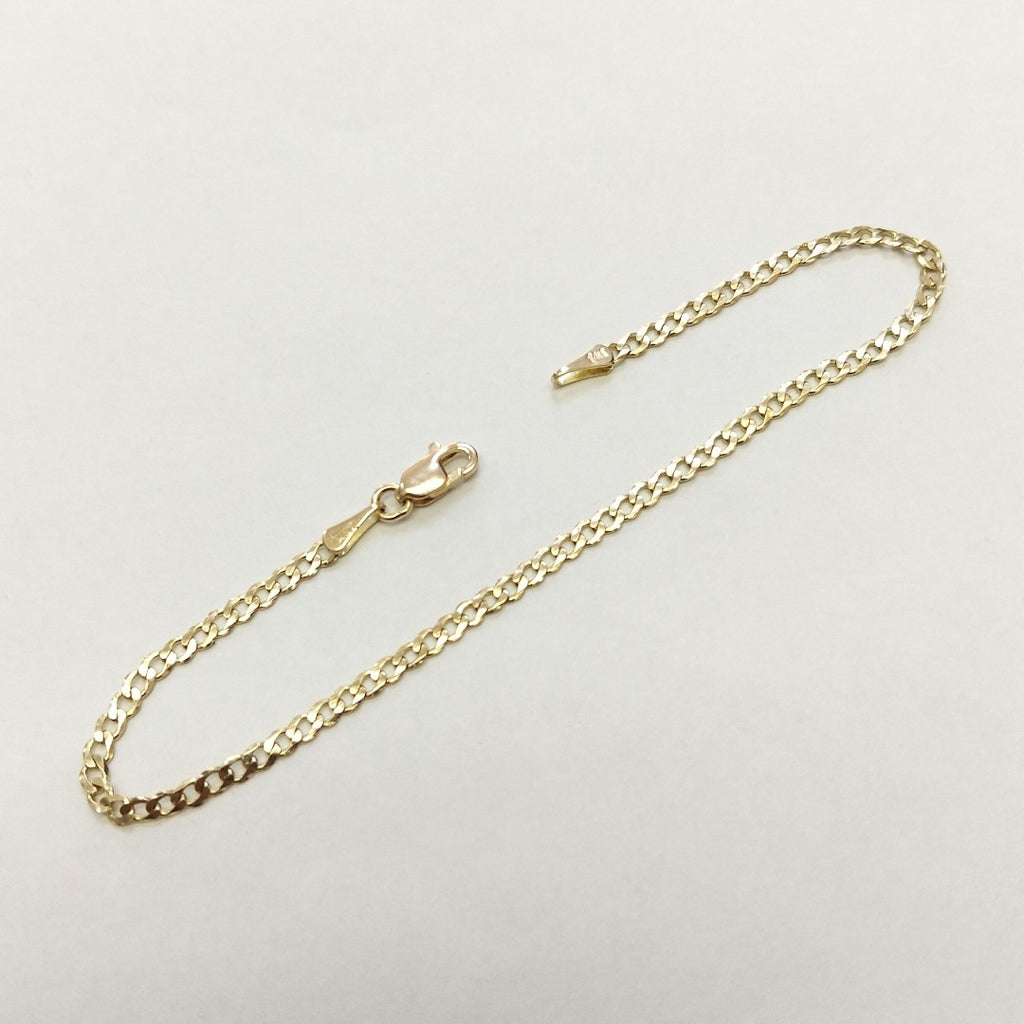 PULSERA BARBADA 14K 18 CM 2 GR (NUEVO)