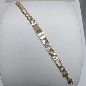 PULSERA ESCLAVA 3X1 14K 21 CM 28.8 GR (NUEVO)