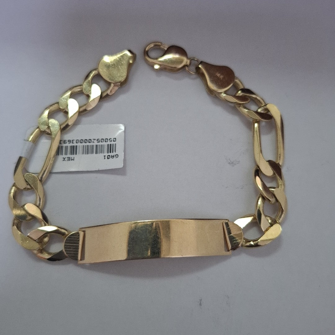PULSERA ESCLAVA 3X1 14K 21 CM 29.4 GR (NUEVO)