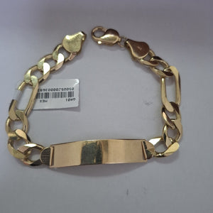 PULSERA ESCLAVA 3X1 14K 21 CM 29.4 GR (NUEVO)