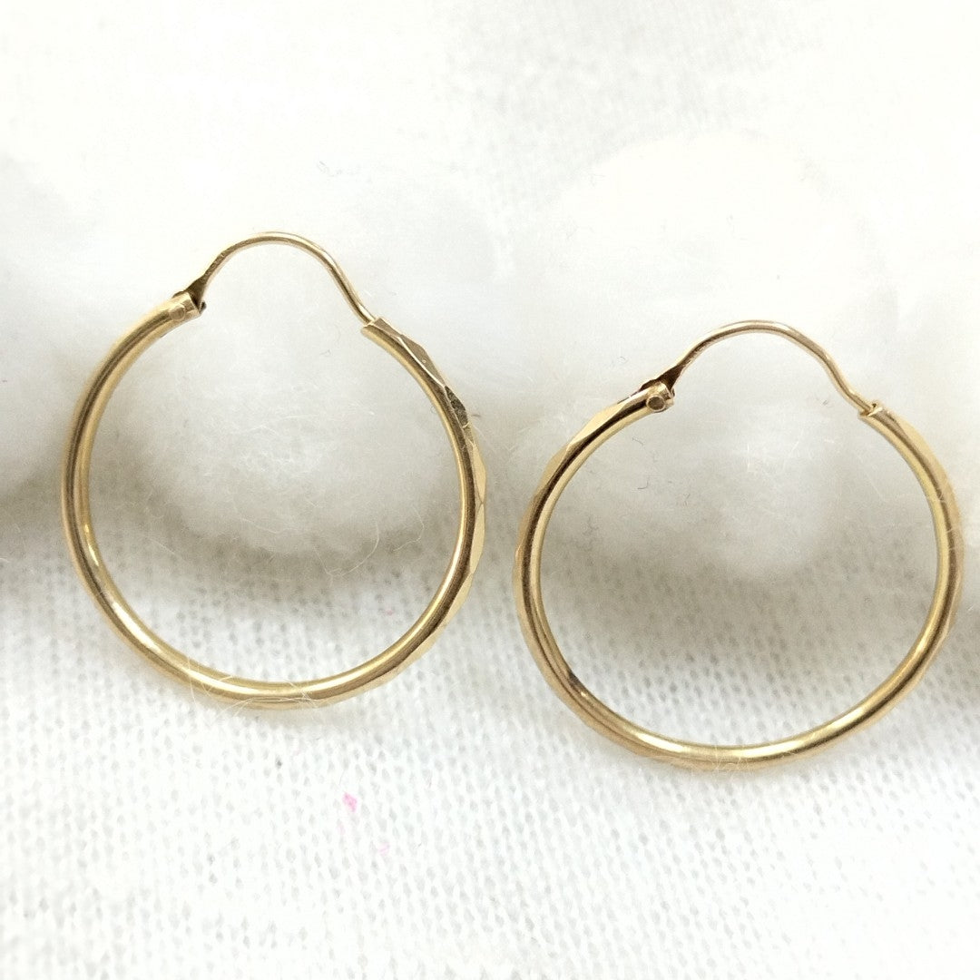 ARRACADAS PAR ORO 14 K 1.7 GRMS (SEMINUEVO)