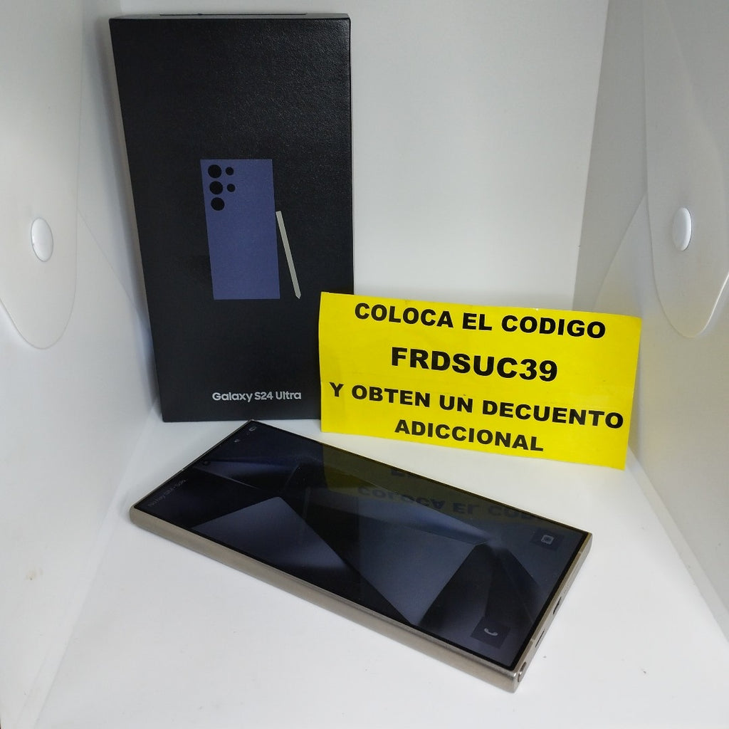 CELULAR SAMSUNG GALAXY S24 ULTRA SM-S928B (2024) 256 GB 12 GB RAM (SEMINUEVO)