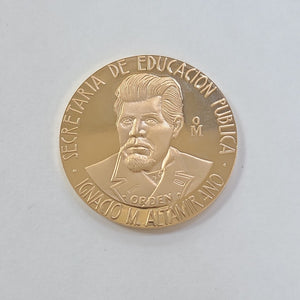 MEDALLA CONMEMORATIVA ORO 21 K 41.6 GRMS (SEMINUEVO)