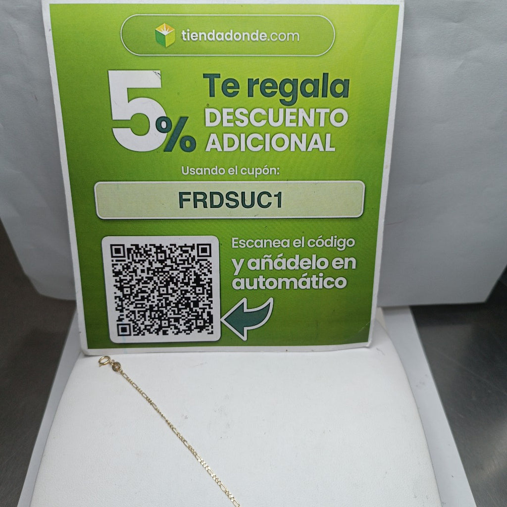 PULSERA 3X1 14K 18 CM 0.9 GR (NUEVO)