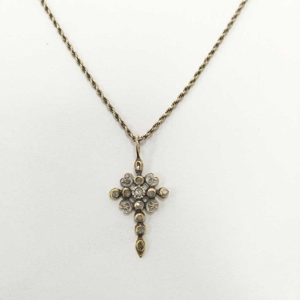 CADENA, CRUCIFIJO ORO 8 K 13.2 GRMS (SEMINUEVO)