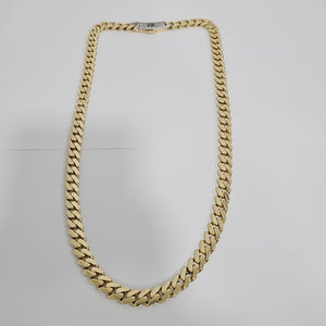 CADENA MONACO ORO 10K 31 (NUEVO)