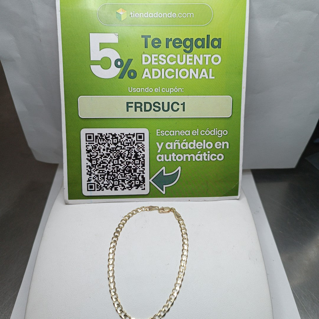PULSERA BARBADA 14K 21 CM 5 GR (NUEVO)