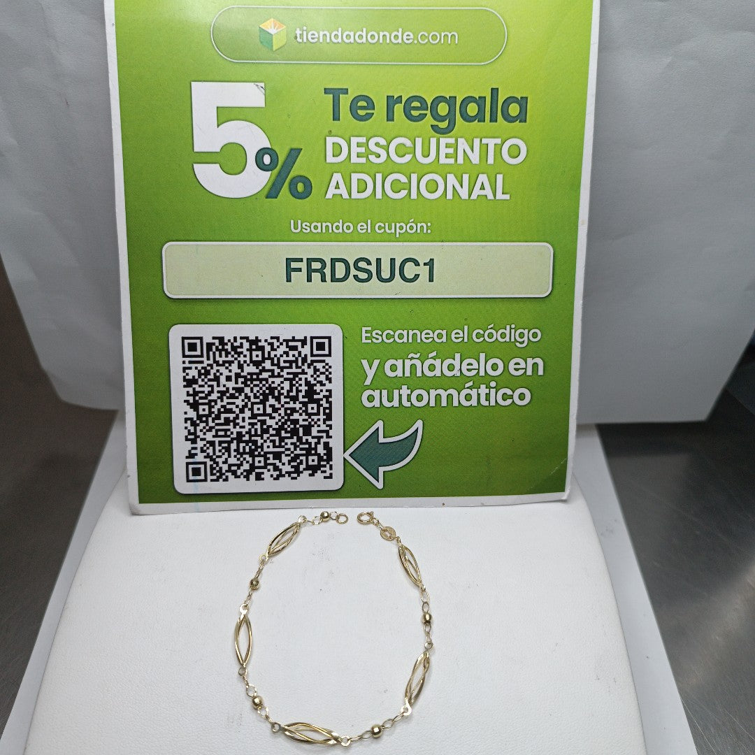 PULSERA ESPECIAL 14K 18 CM 2.1 GR (NUEVO)