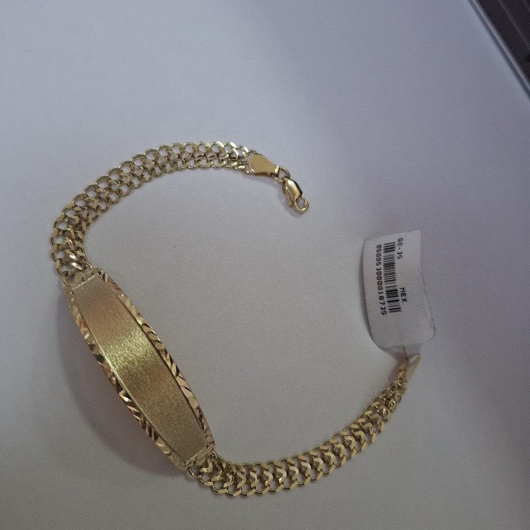 PULSERA ESCLAVA CHINO 14K 21 CM 9.5 GR (NUEVO)
