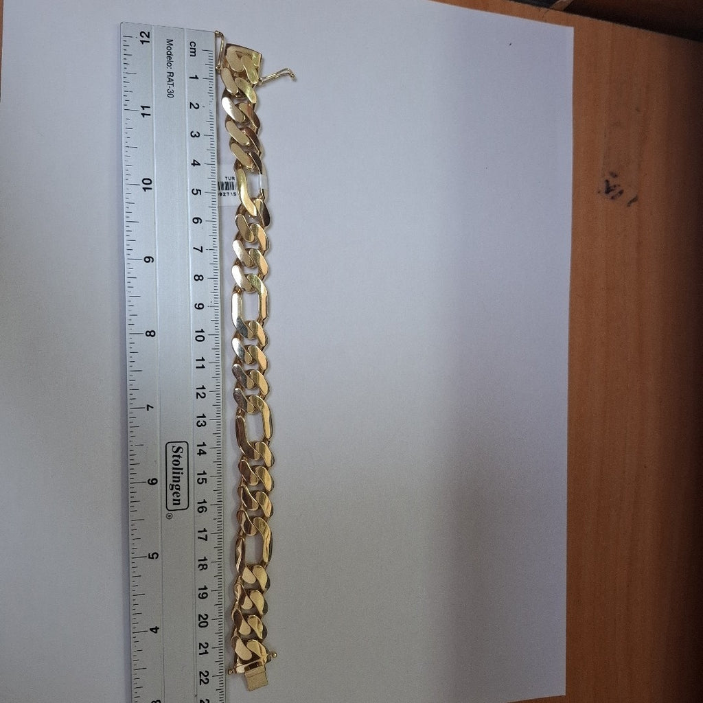 PULSERAS CABALLERO ORO 14K 21.1 (NUEVO)