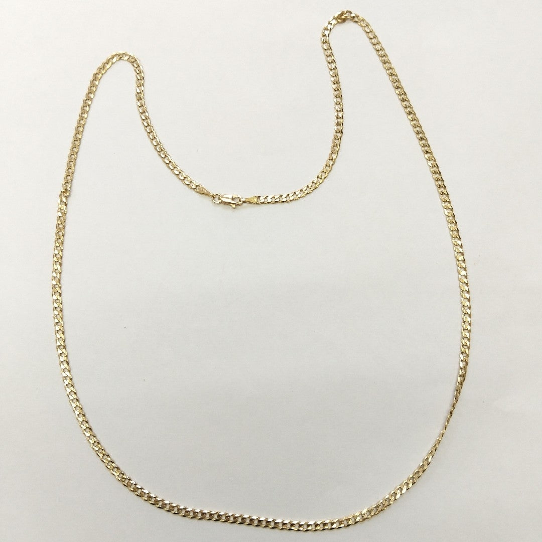 CADENA BARBADA 14K 60 CM 10 GR (NUEVO)