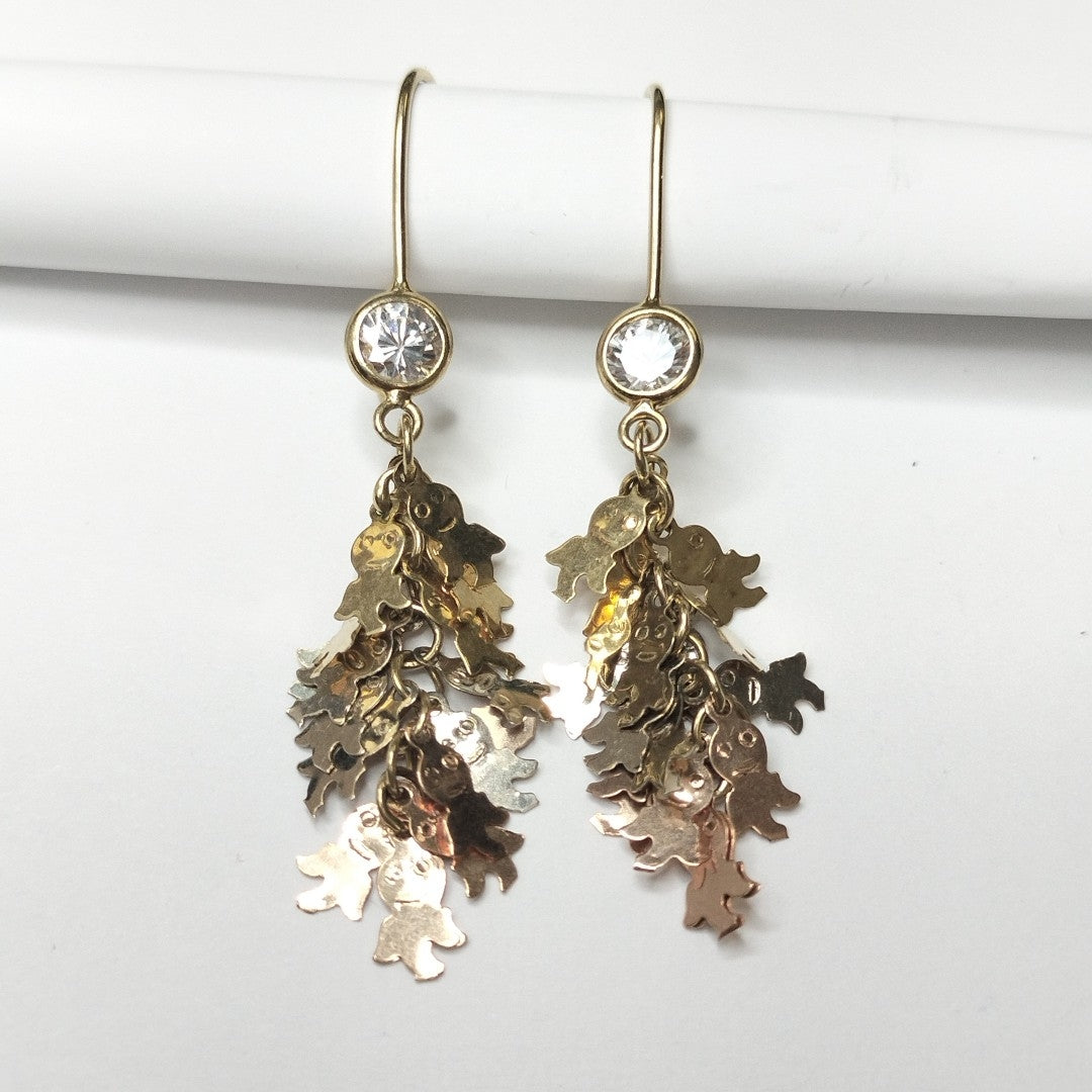 ARETES PAR ORO 14 K 2 GRMS (SEMINUEVO)