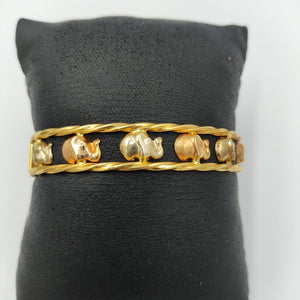 PULSERA RIGIDA ORO,ORO COMBINADO 18 K 12,90 GRMS (SEMINUEVO)