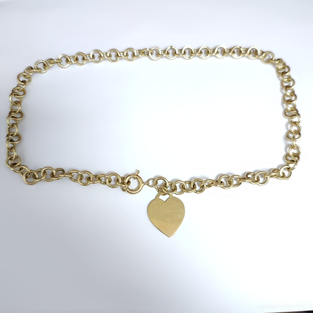 GARGANTILLAS ORO 14K 17 (NUEVO)