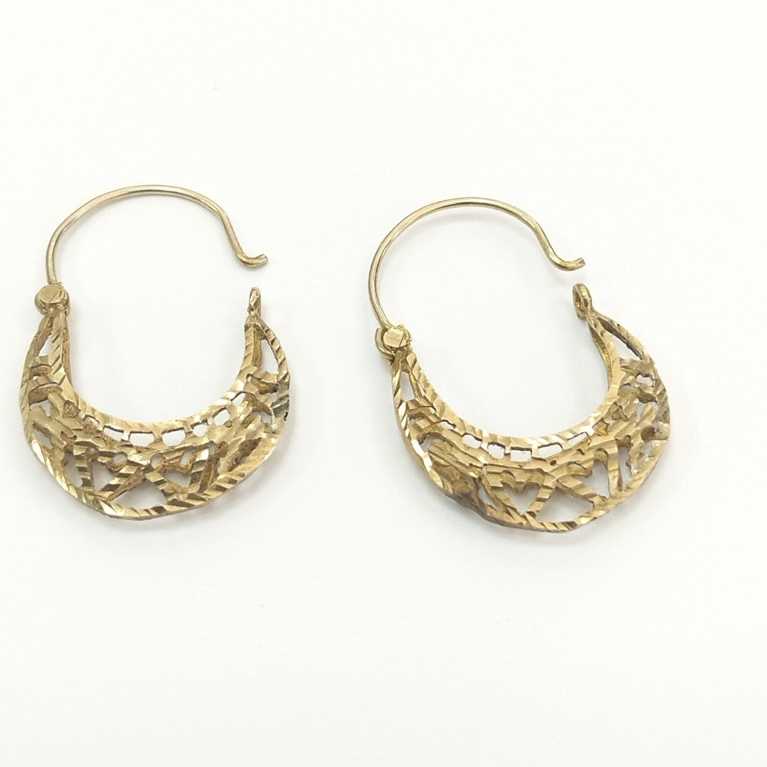 ARETES PAR ORO 10 K 1,90 GRMS (SEMINUEVO)
