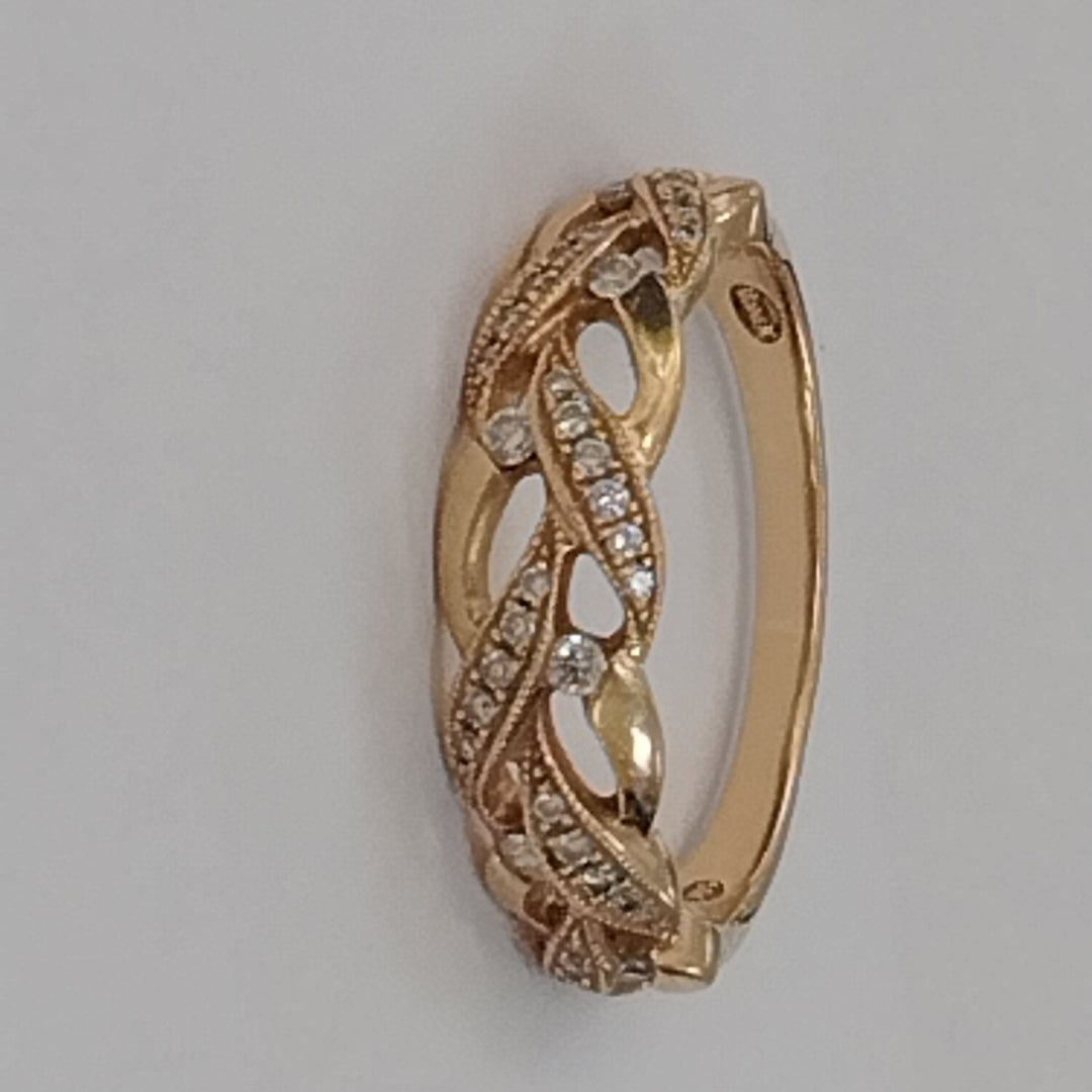 ANILLO ORO 14 K 3.2 GRMS (SEMINUEVO)