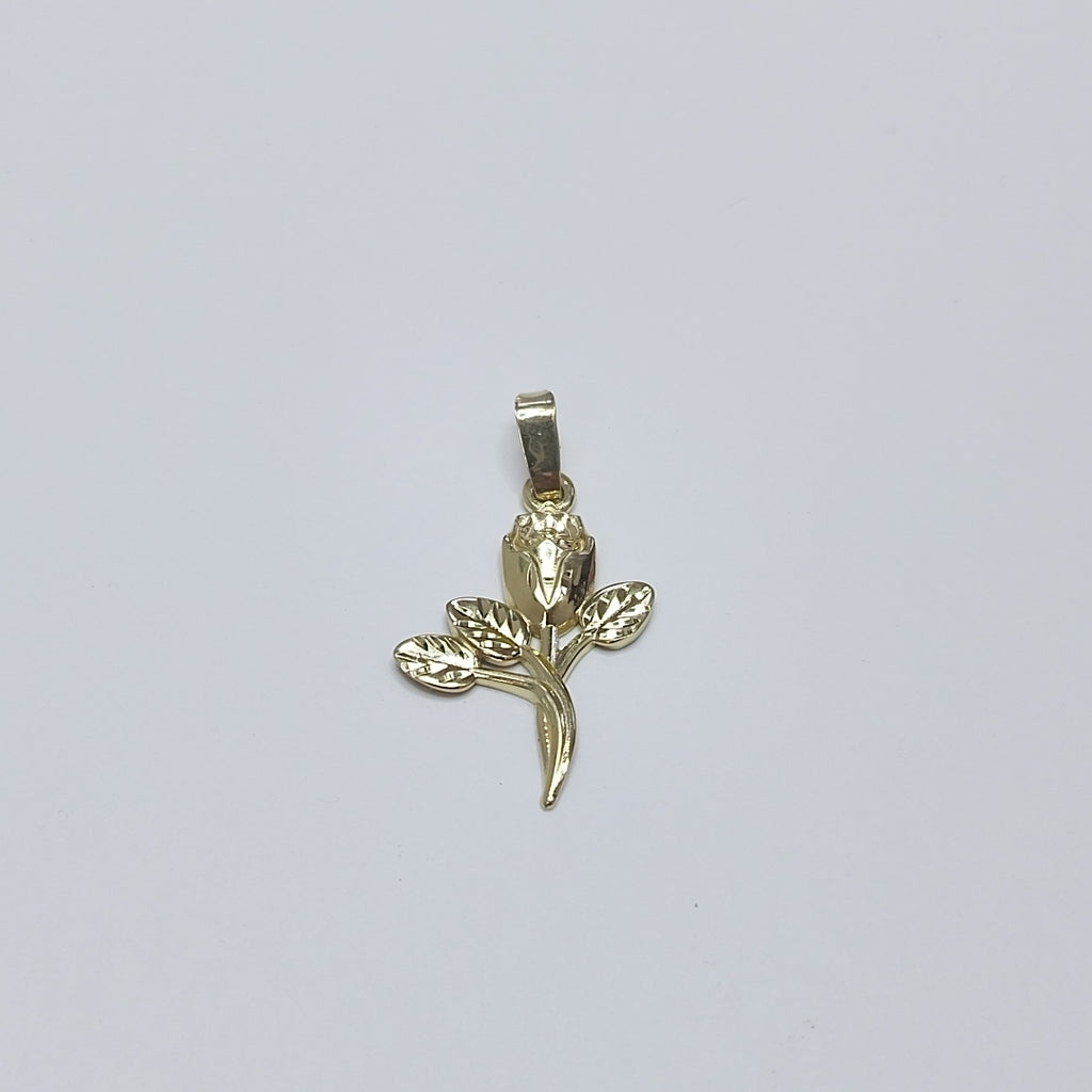 DIJE ROSA 10K 1.4 GR (NUEVO)