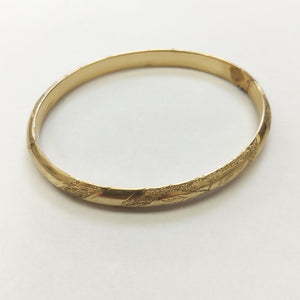 PULSERA RIGIDA ORO 14 K 8.6 GRMS (SEMINUEVO)