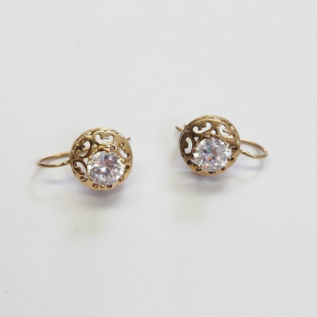 ARETES PAR ORO 8 K 3.2 GRMS (SEMINUEVO)