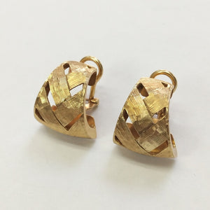 ARETES PAR ORO 14 K 7.6 GRMS (SEMINUEVO)