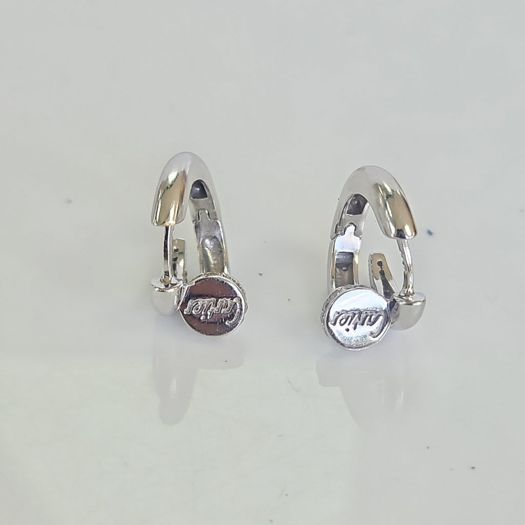 ARRACADAS PAR ORO, ORO BLANCO 14 K 7.7 GRMS (SEMINUEVO)