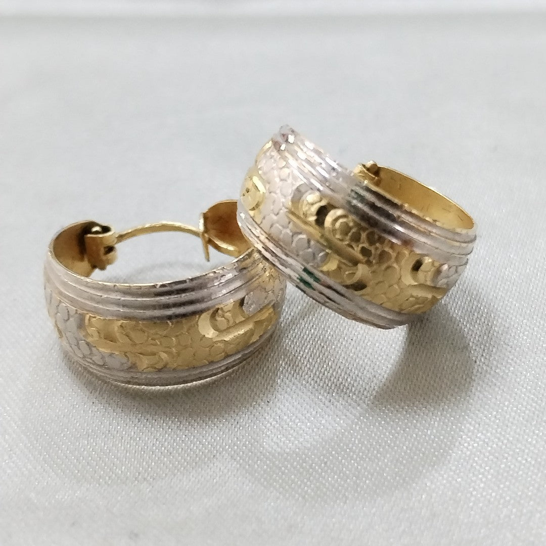 ARRACADAS PAR ORO 14 K 3,00 GRMS (SEMINUEVO)