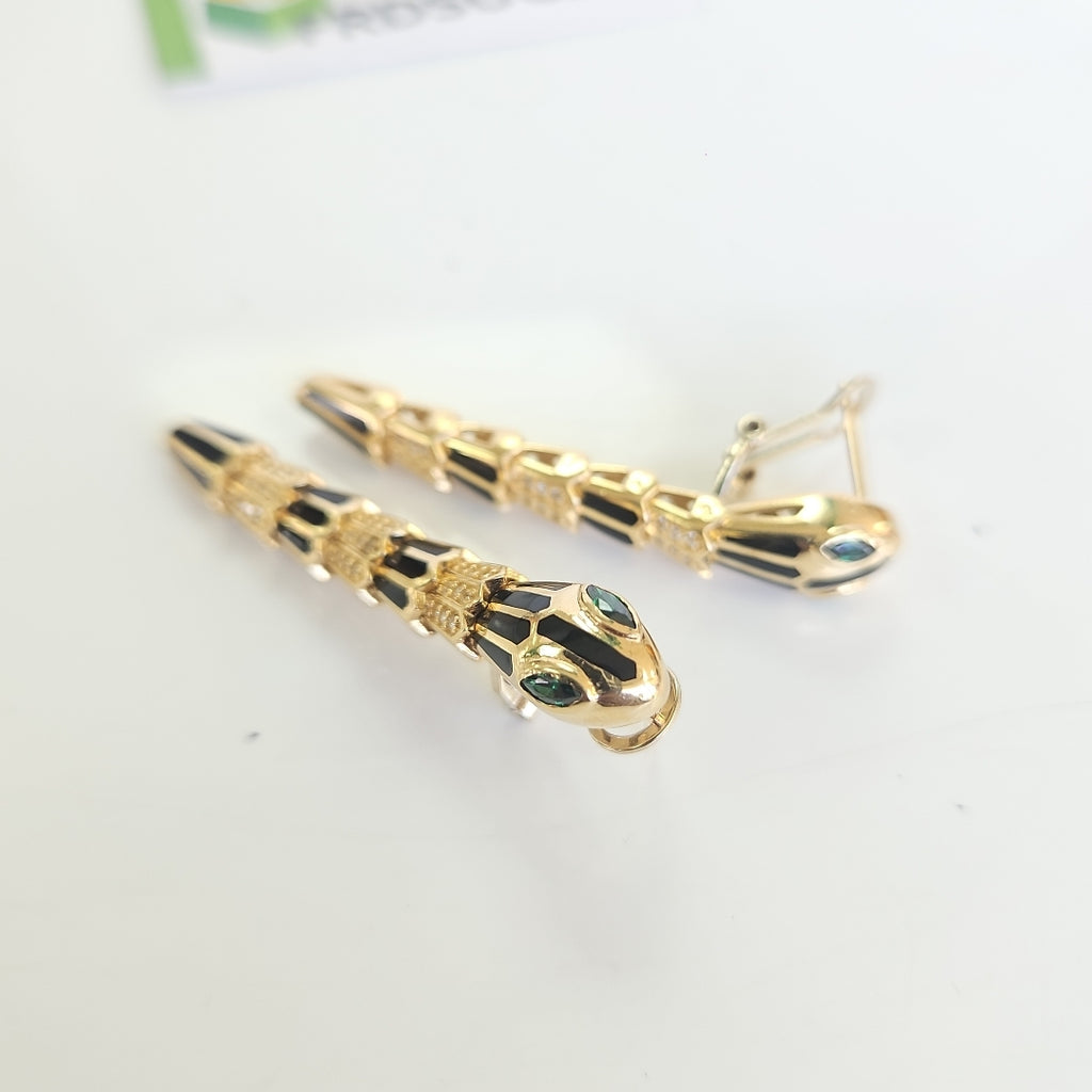 ARETES PAR ORO 14 K 12.1 GRMS (SEMINUEVO)