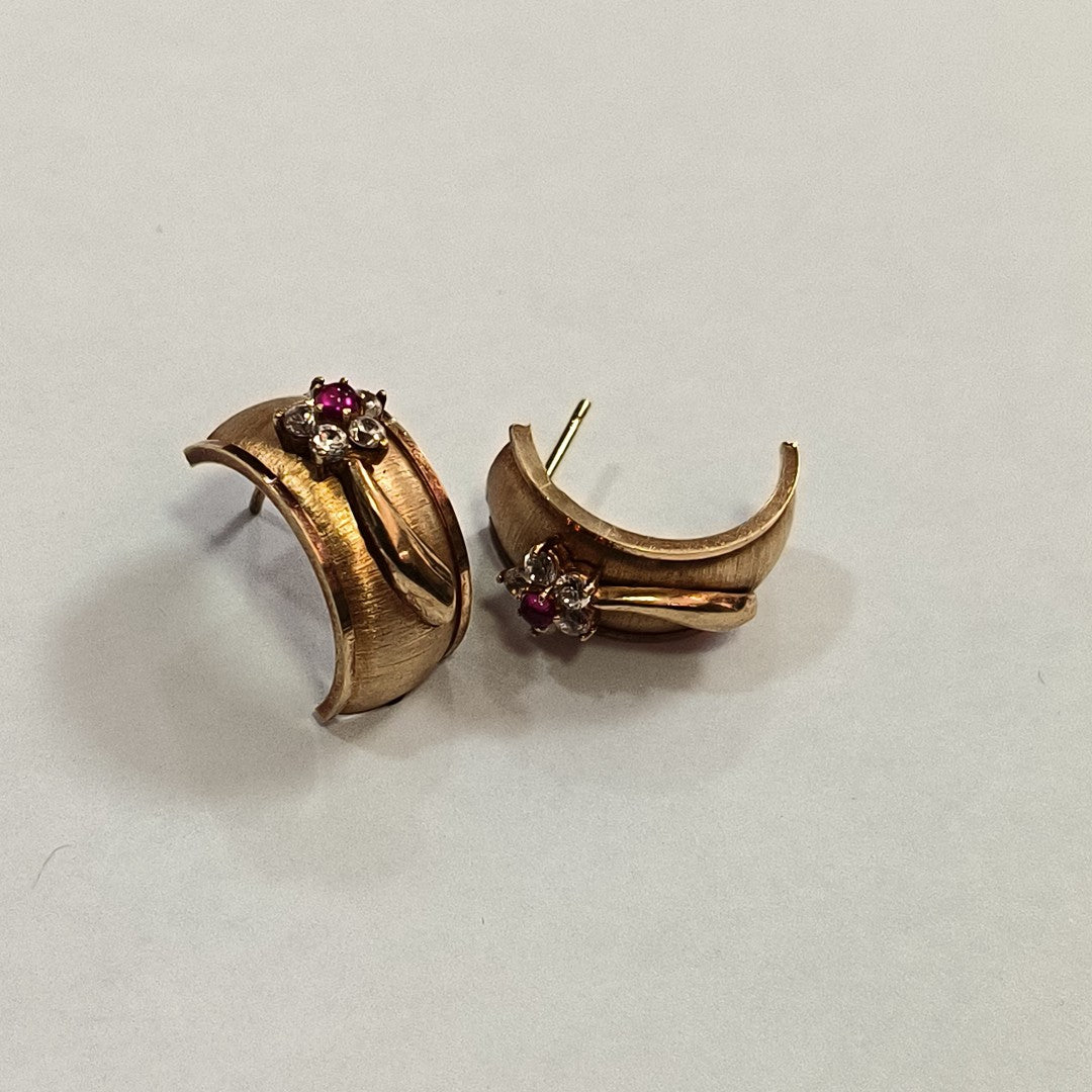 ARETES PAR ORO 14 K 5,30 GRMS (SEMINUEVO)