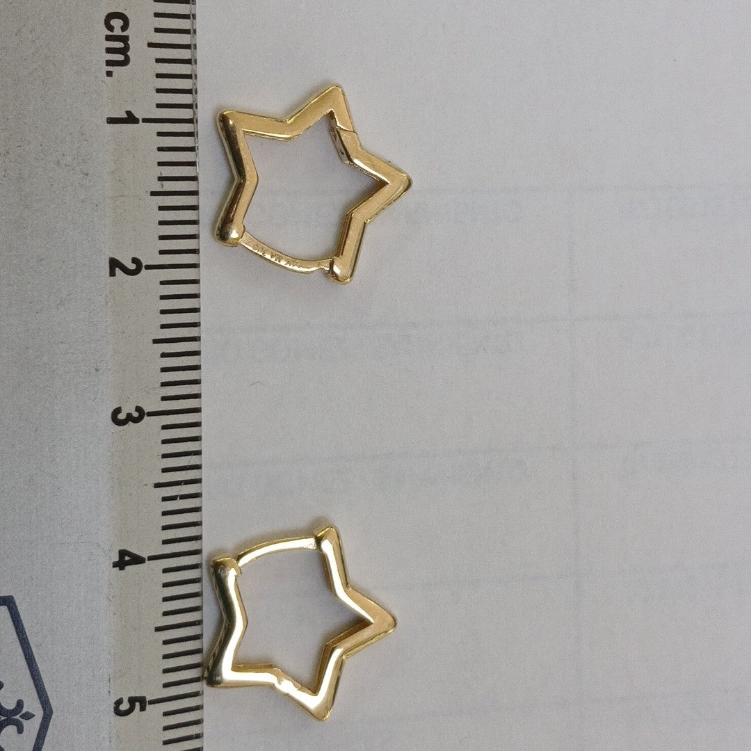 ARRACADAS ORO 14K 1.5 (NUEVO)