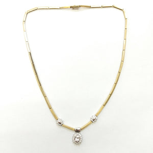 GARGANTILLA ORO, ORO COMBINADO 14 K 18.8 GRMS (SEMINUEVO)