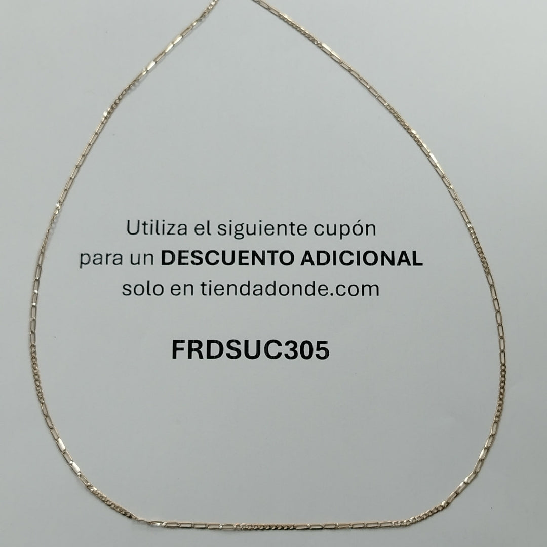 CADENA ORO 14 K 1.8 GRMS (SEMINUEVO)